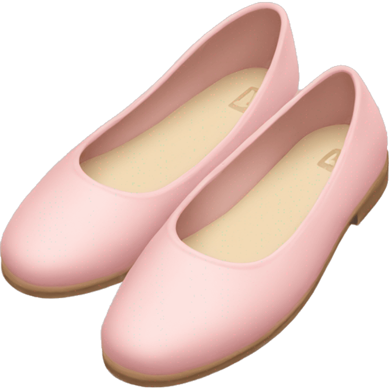 Pastel pink flats emoji