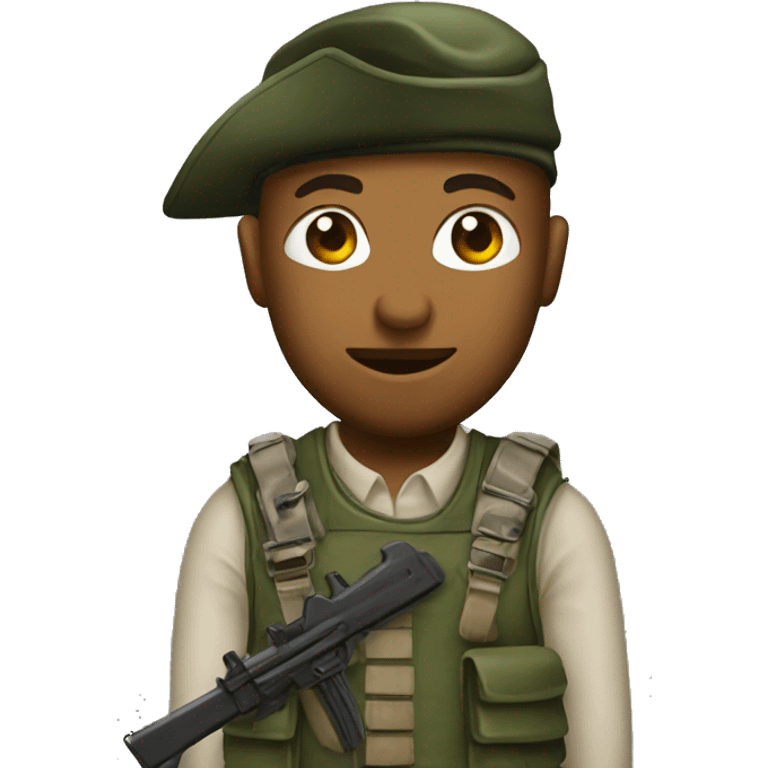 Friendly militia emoji