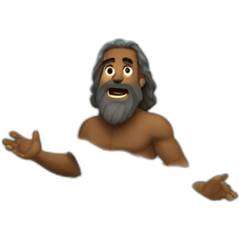 moses parting the red sea in the bible emoji