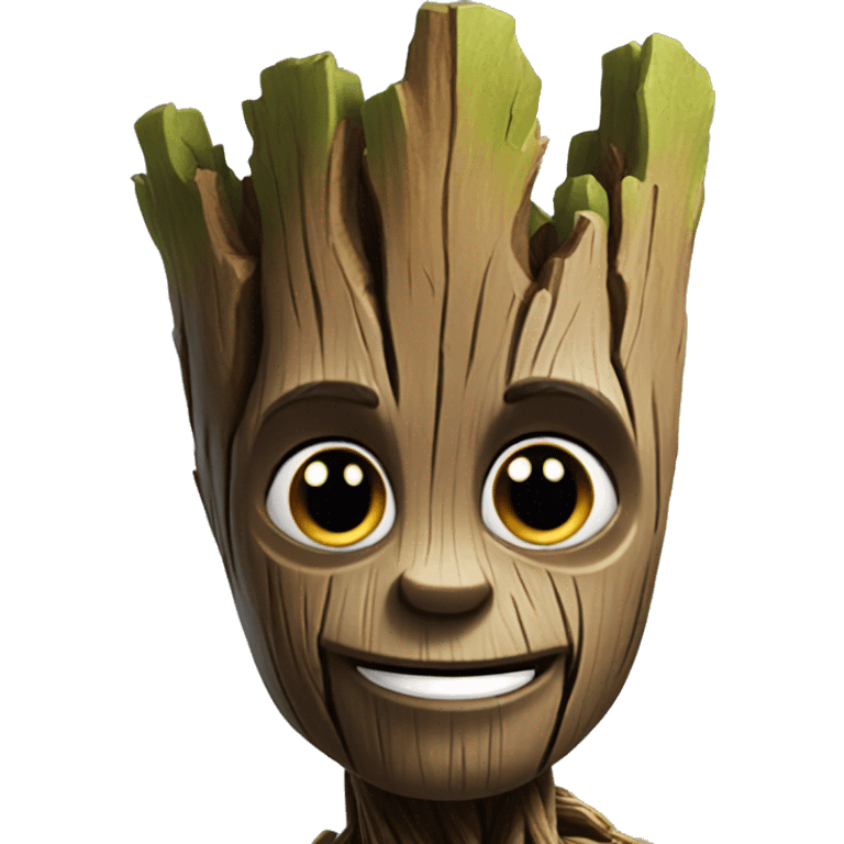 Groot chamativo emoji