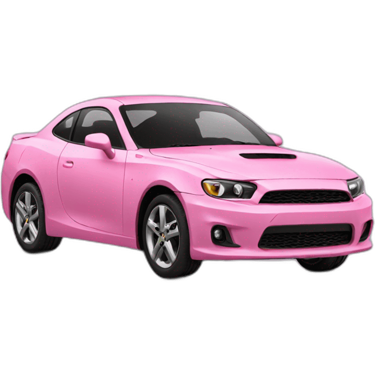 Pink car emoji