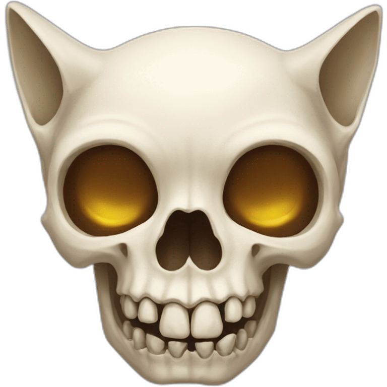 Cat skull emoji