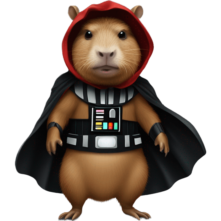 capybara in a darth vader costume  emoji