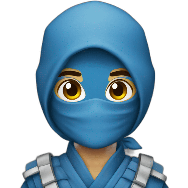 ninja-blue emoji