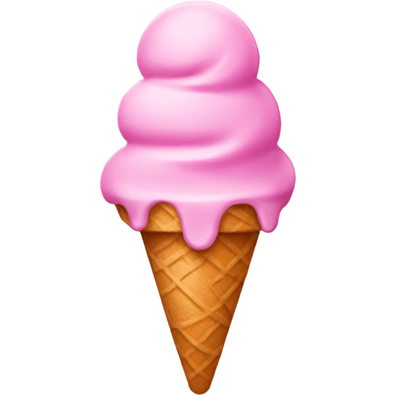 pink ice cream emoji