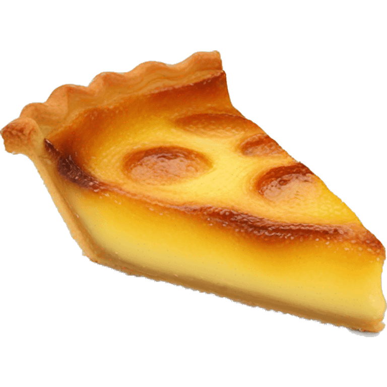 Portuguese custard tart emoji