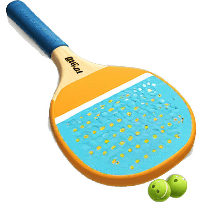 a pickleball paddle emoji