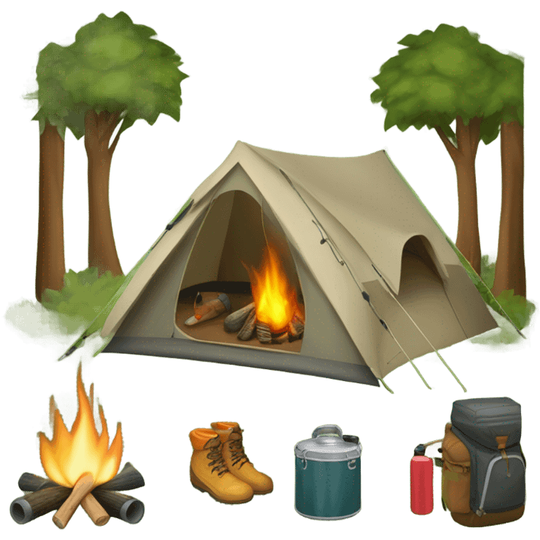 Camping emoji