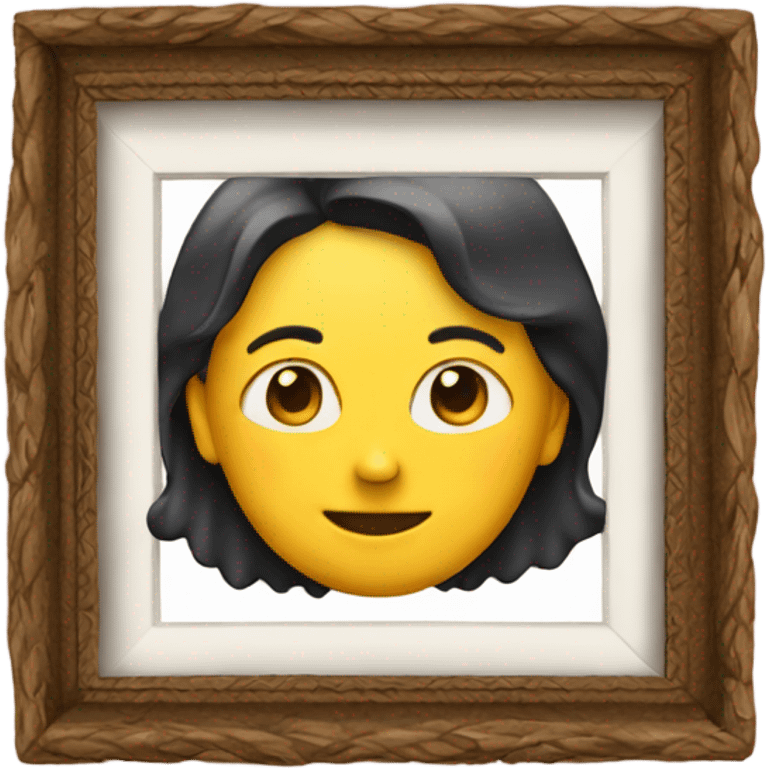 Person in a picture frame emoji