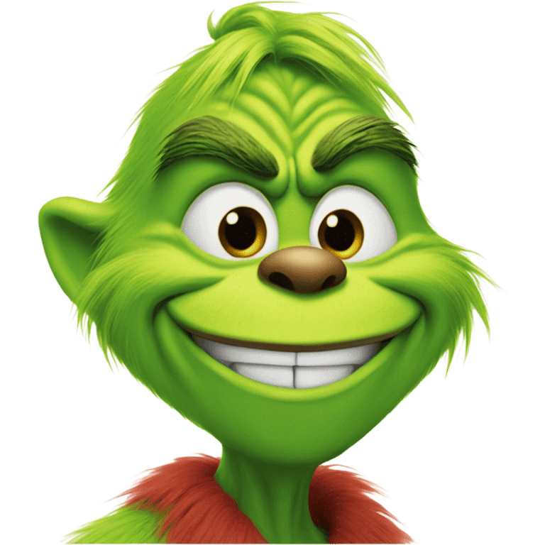 Grinch with a happy trails sign  emoji