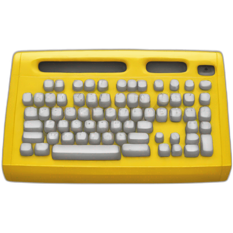 computer yellow emoji