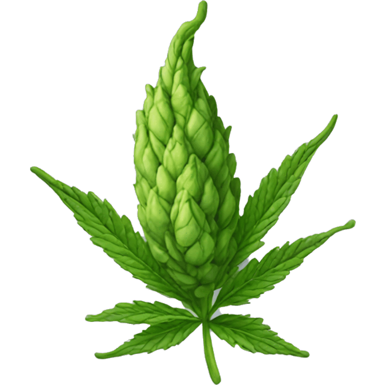 cbd bud  emoji