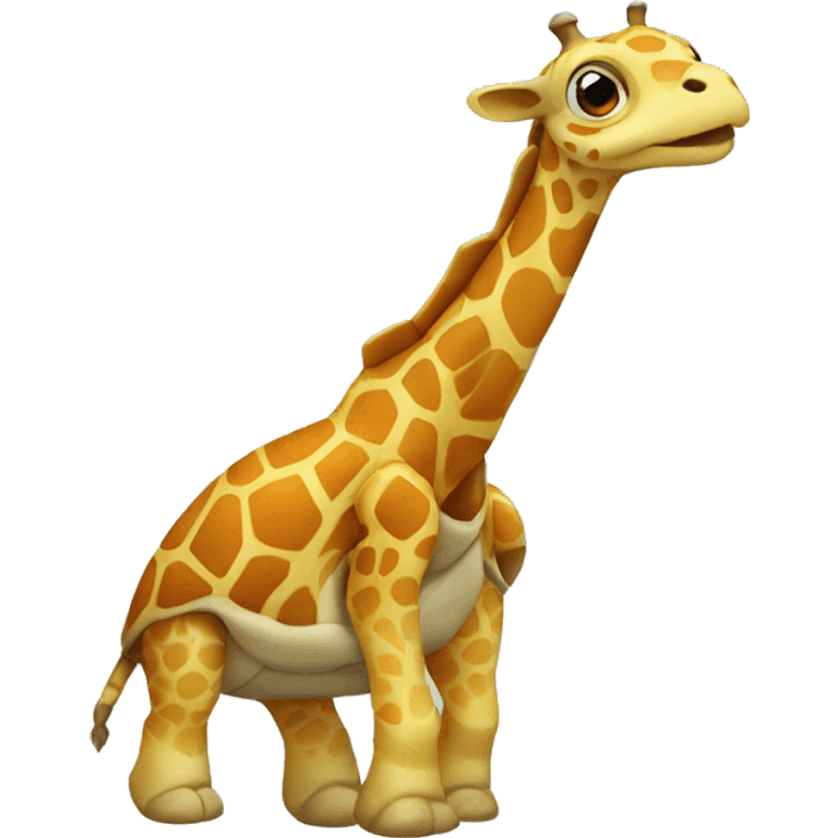 une tortue girafe  emoji