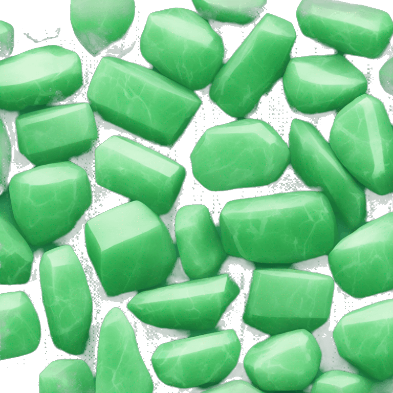 Jade stone emoji