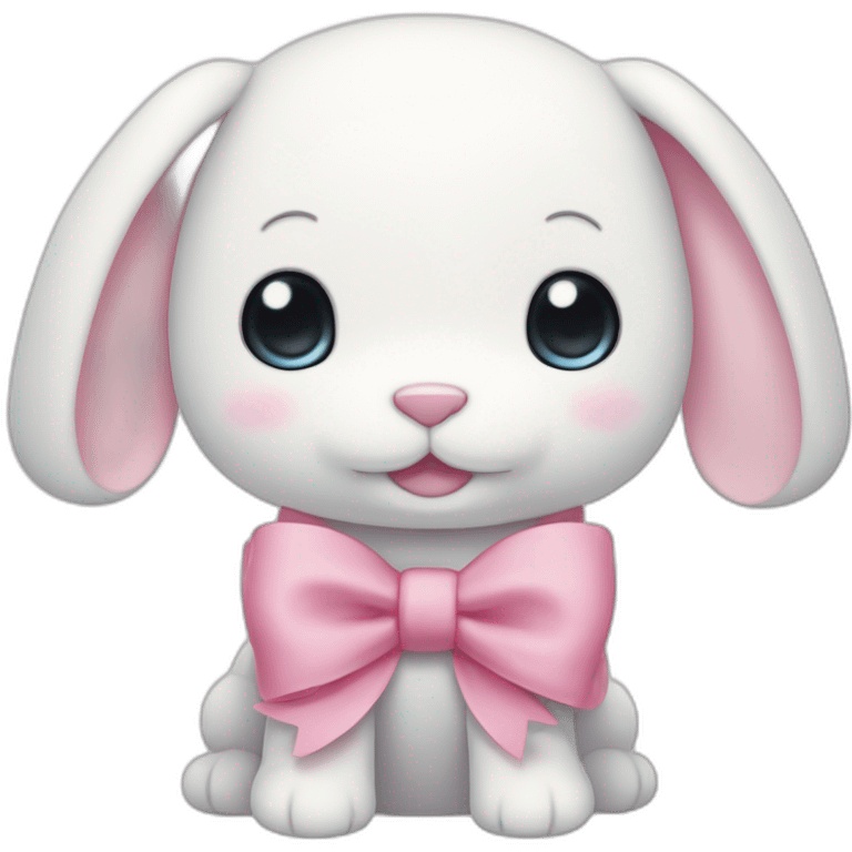 cinnamoroll with pink bow emoji