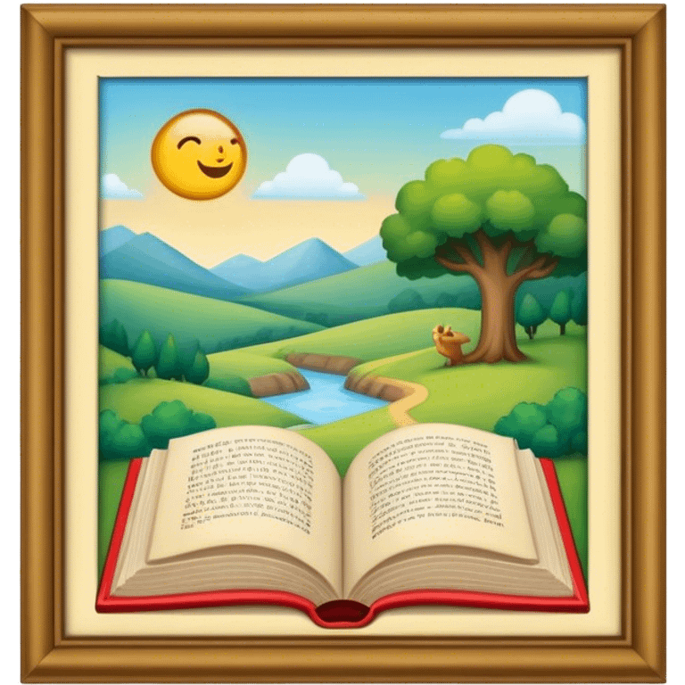 a storybook for kid emoji