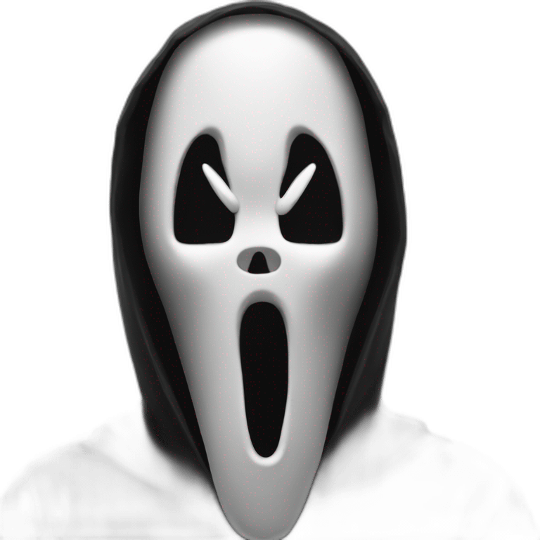 ghostface dans le film scream emoji