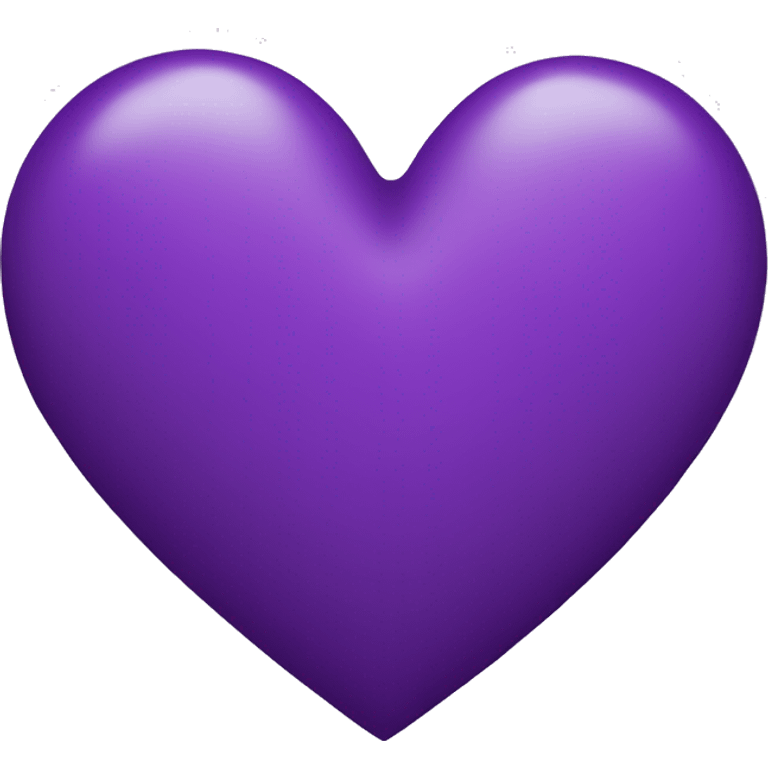 Purple heart emoji