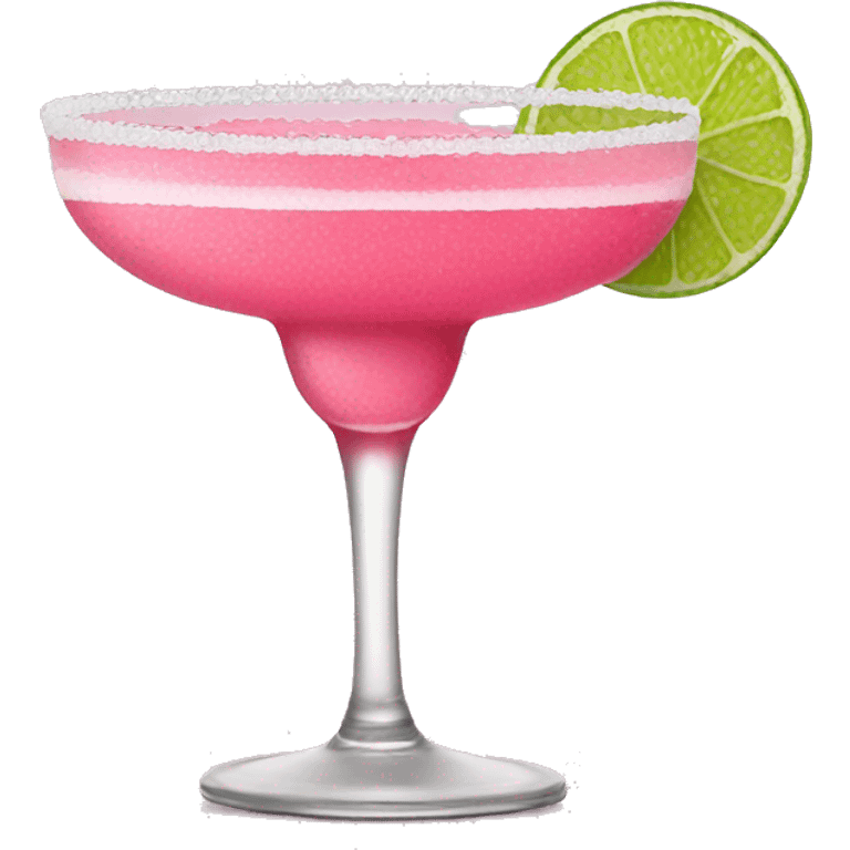 Pink margarita emoji