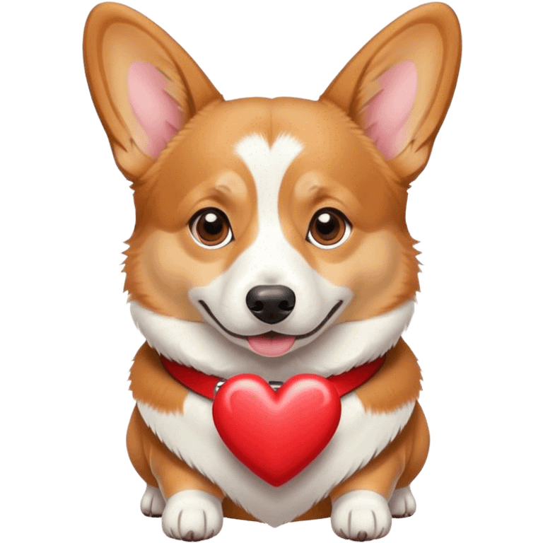 ￼Corgi Valentine  emoji