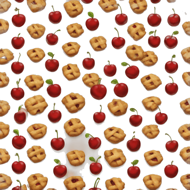 Cherry pie emoji