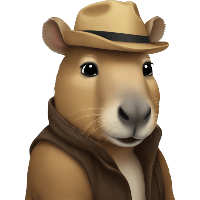 Capybara DJ emoji