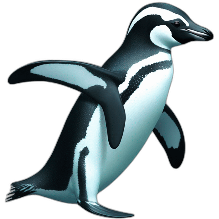 swimming-magellanic-penguin emoji