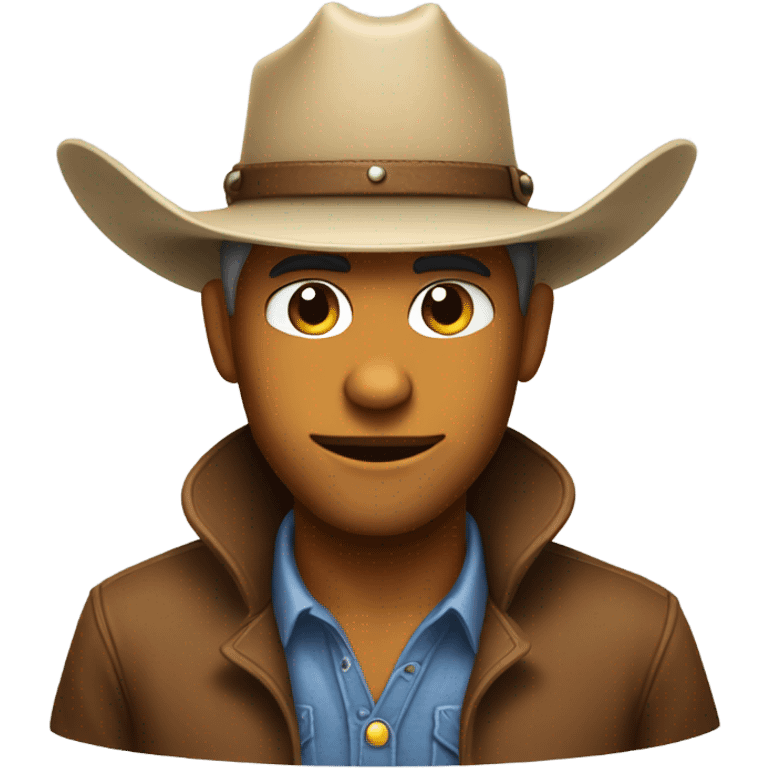 Solute emoji with cowboy hat emoji