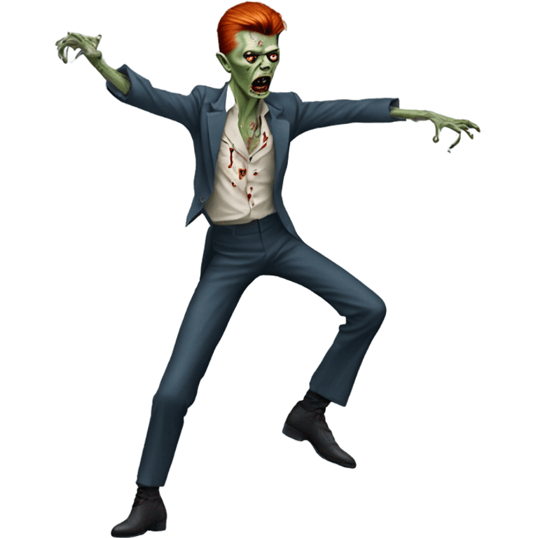 david bowie zombie dancing emoji