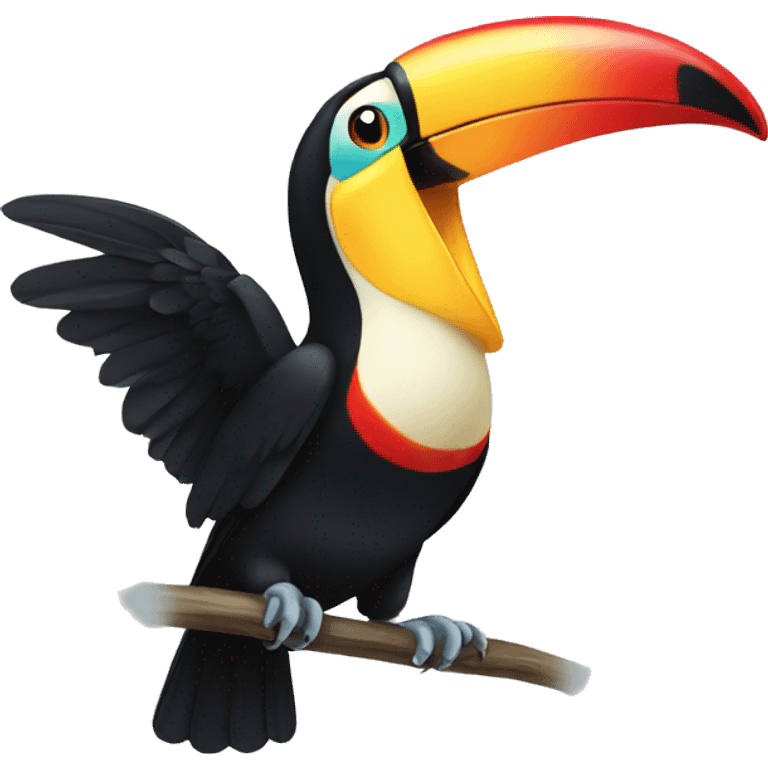 toucan chirping emoji