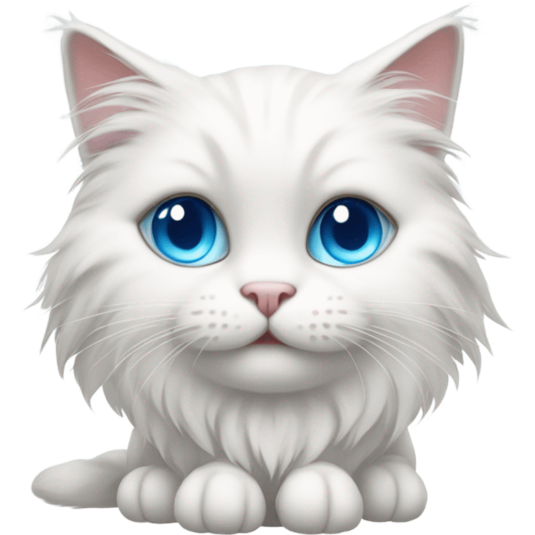 White cat emoji