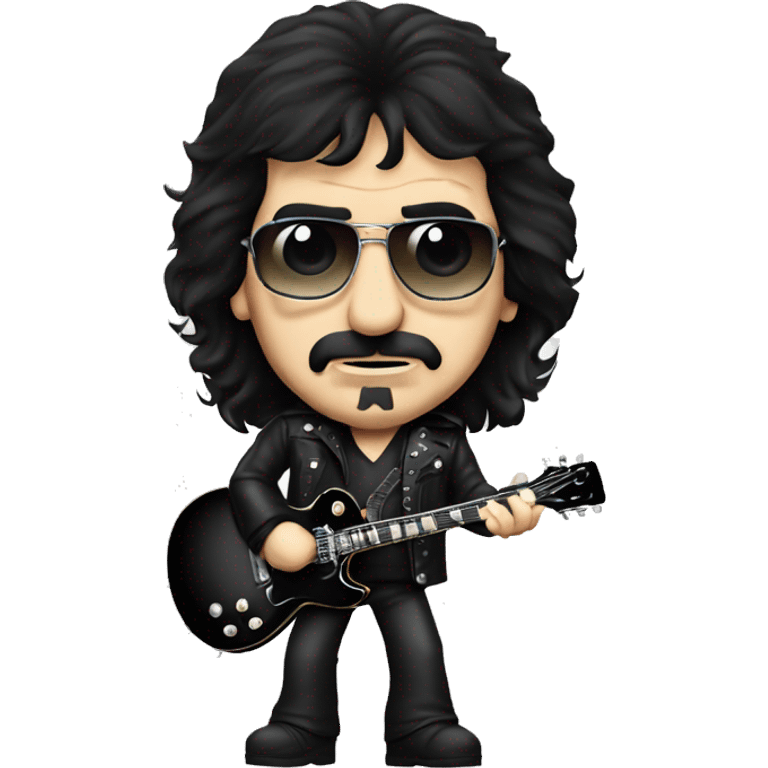 Tony Iommi with guitar emoji