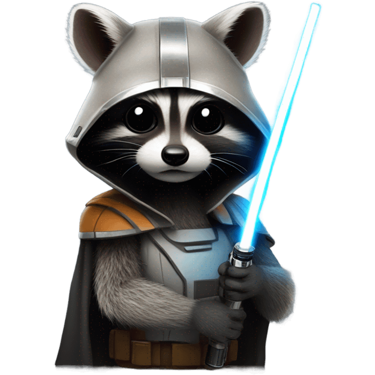 Star Wars raccoon emoji