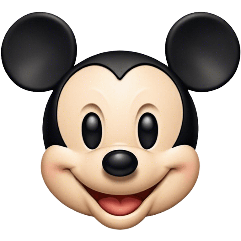 Mickey mouse happy emoji