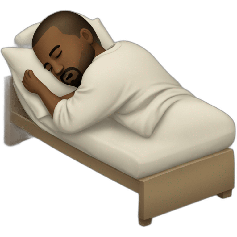 Kanye West sleeping emoji