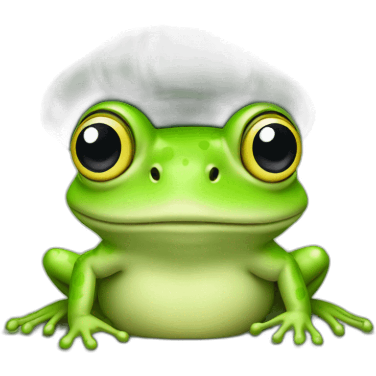 frog with base cap emoji