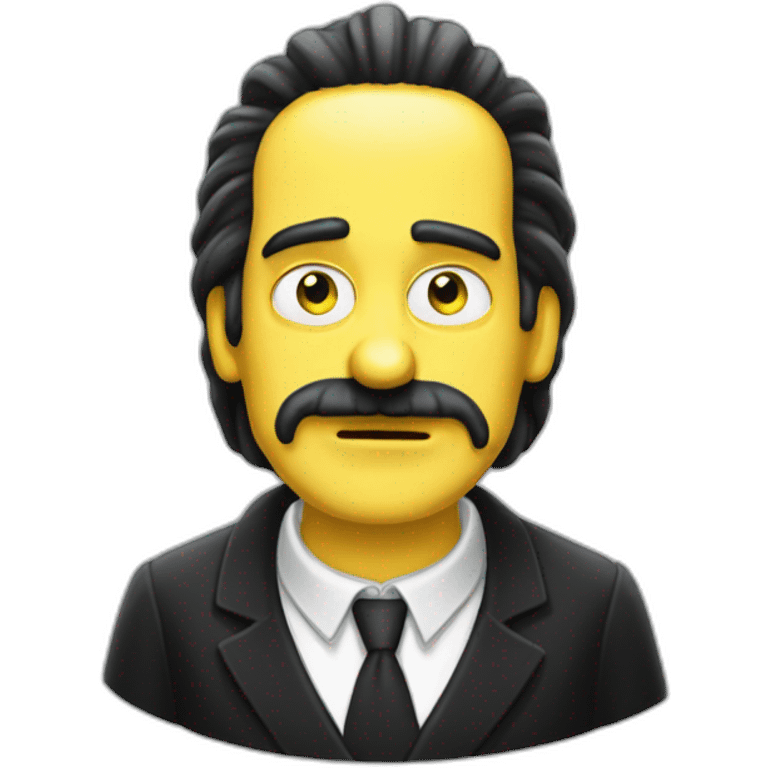 mercredi addams in simpson emoji