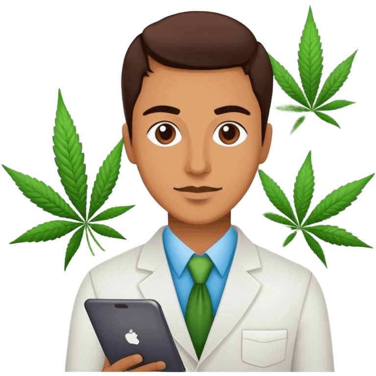 Data analyst building business intelligence tools for the cannabis industry emoji