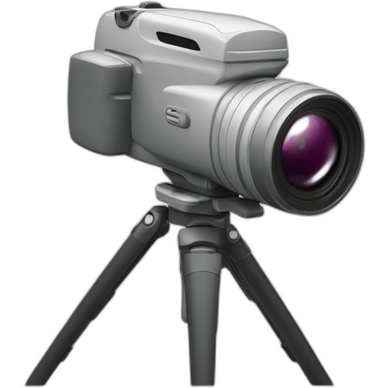 GyatCamera with flash on a tripod emoji