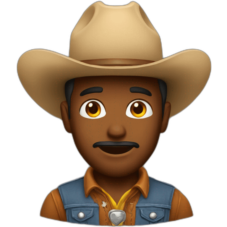 a cowboy emoji