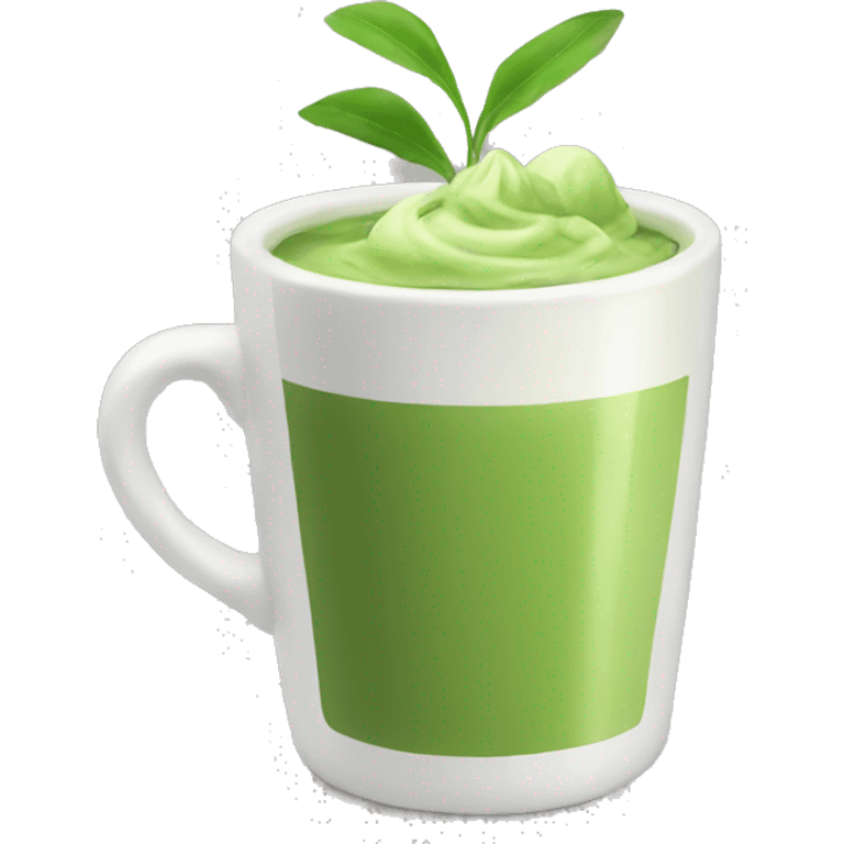 warm matcha emoji