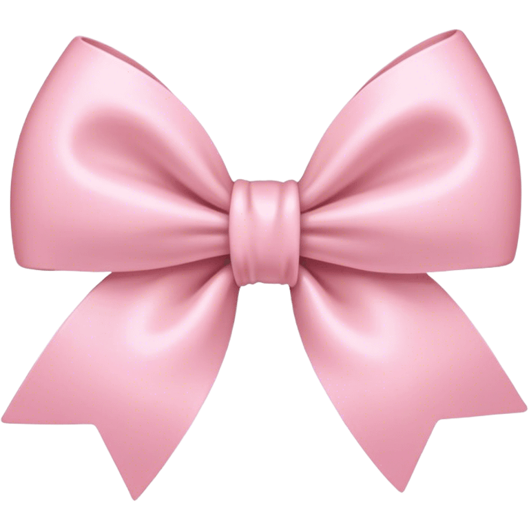 Light pink bow emoji