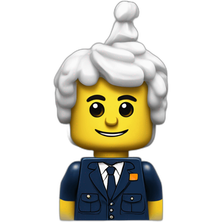 Macron en Lego emoji