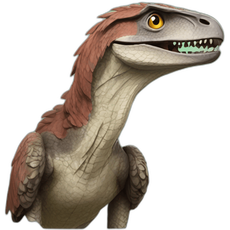 raptor jurassik park emoji