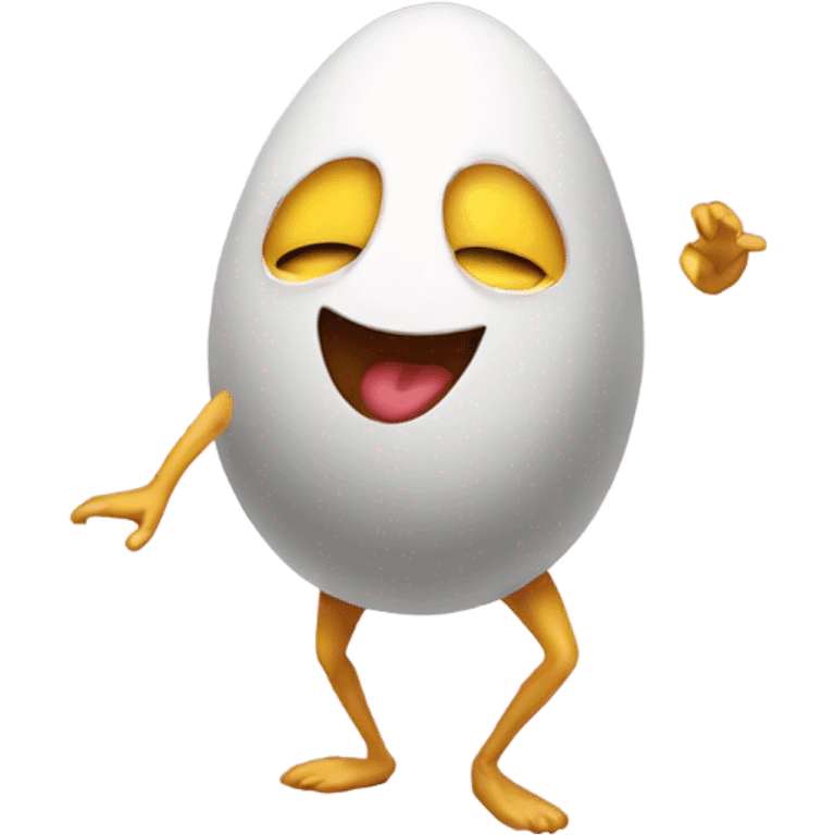 Dancing egg emoji