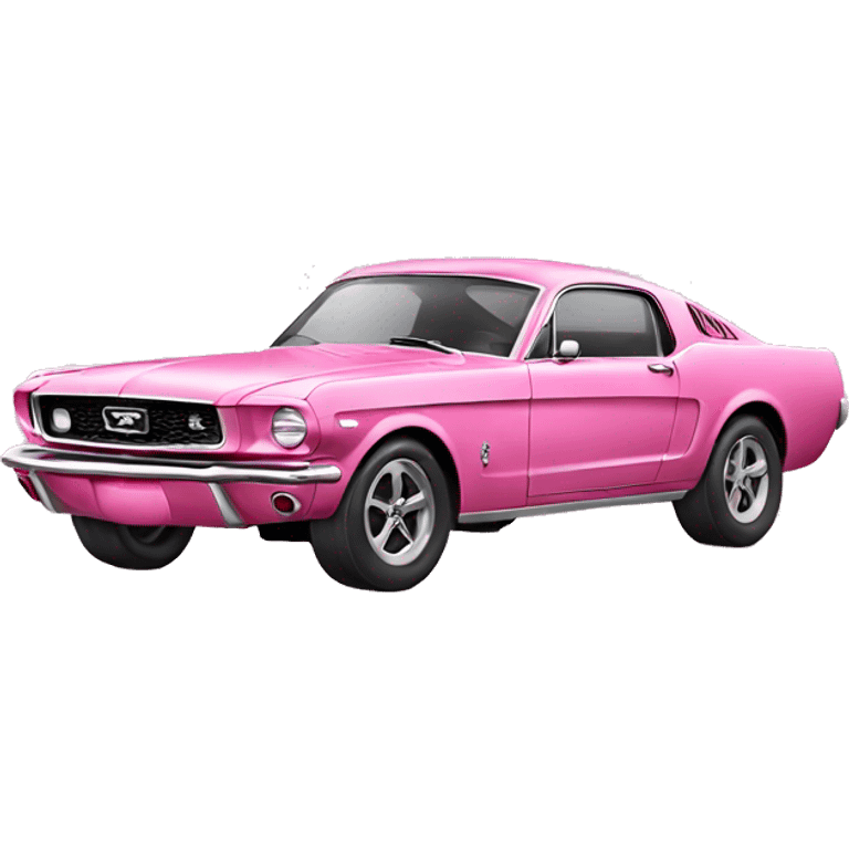 Pink ford mustang emoji