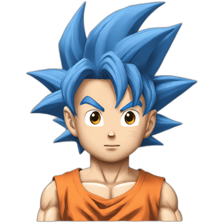 son goku blue emoji