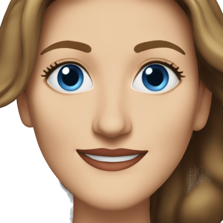 Brenda Strong with blue eyes  emoji