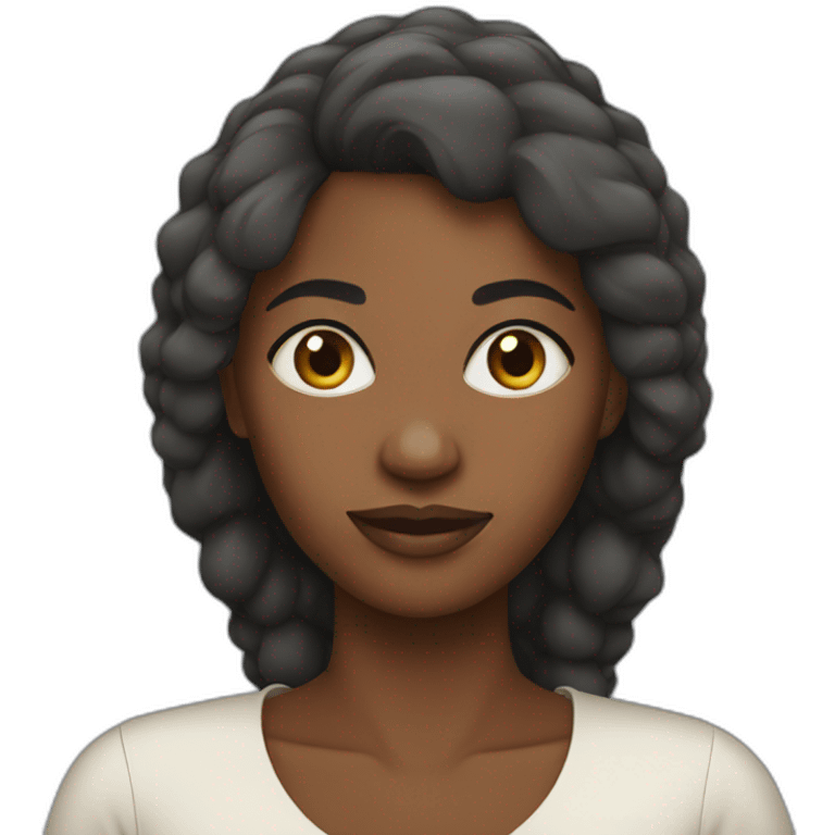 african woman emoji