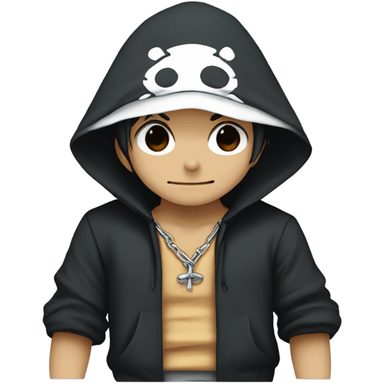 One piece hoodie emoji